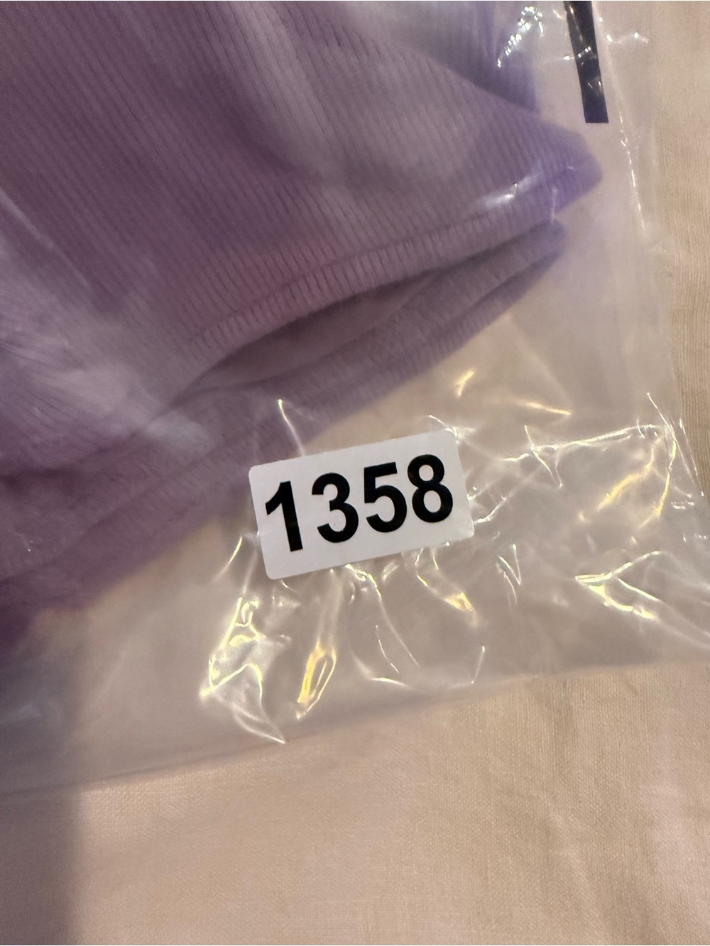 KN Purple Off-Shoulder Long Sleeve Women's Top EUC 1358 - Picture 10 of 10